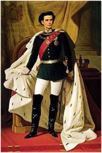 Retrato de Luis II de Baviera